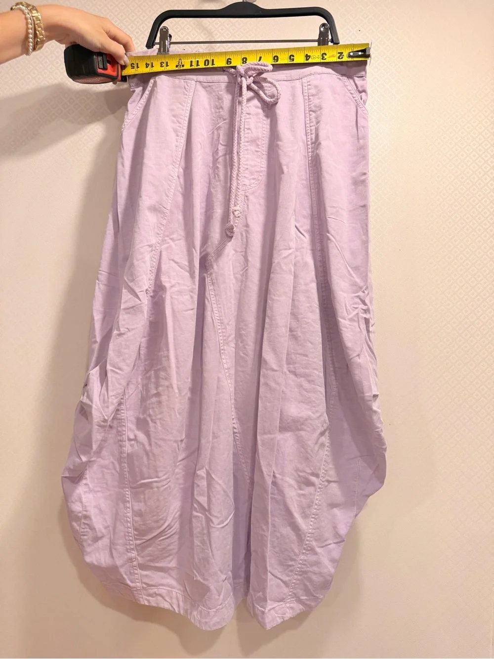 NWT Free People Willow Poplin Maxi Skirt in Pink Lavender Size M